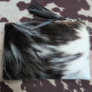 Cowhide Clutch/Wristlet